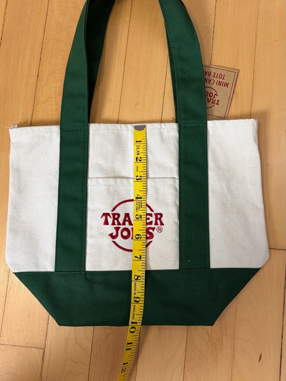 Trader Joe’s Mini Canvas Tote Bag - Picture 7 of 7